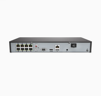 NVR PoE 4K 8 canaux, H.265+, RTSP et ONVIF pris en charge, Fonctionne avec Alexa