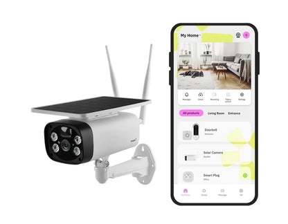 Omajin Caméra de Sécurité à Énergie Solaire