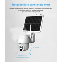 Caméra Solaire 4G Motorisée Full HD – Vision 92°