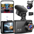 Dashcam 4K Avant Arrière – WiFi 5G Vision Nuit