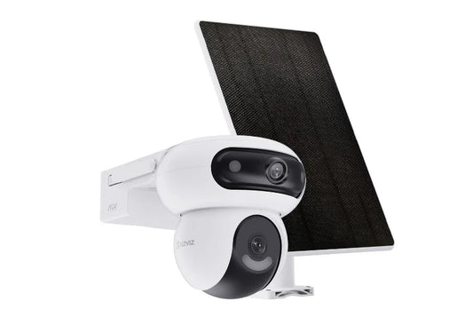  Ezviz HB90 Double objectif Blanc + Panneau solaire