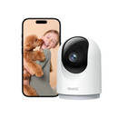 GNCC 2K 3MP Caméra Surveillance 360° Caméra Connectée Smartphone
