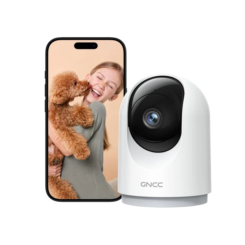 Caméra Connectée au Téléphone GNCC 2K 3MP – PTZ 360°