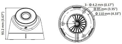 Caméra IP 4MP AcuSense PoE – Extérieur