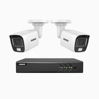Caméra Filaire ADLK200 – Kit 8 Canaux 1080p Bullet avec HDD