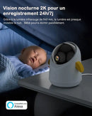 Babyphone bidirectionnel - vue arrière