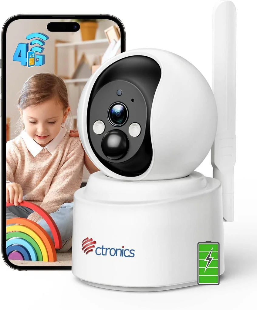 caméra de surveillance connectée au téléphone