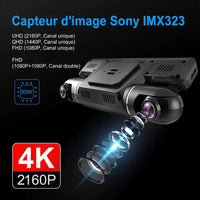 Caméra 170 Degrés DashCam - vue détaillée