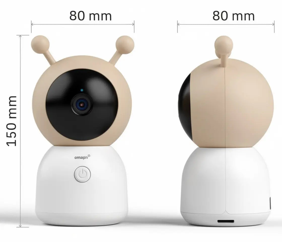 Caméra Babyphone Omajin by Netatmo – 2K HD - vue arrière