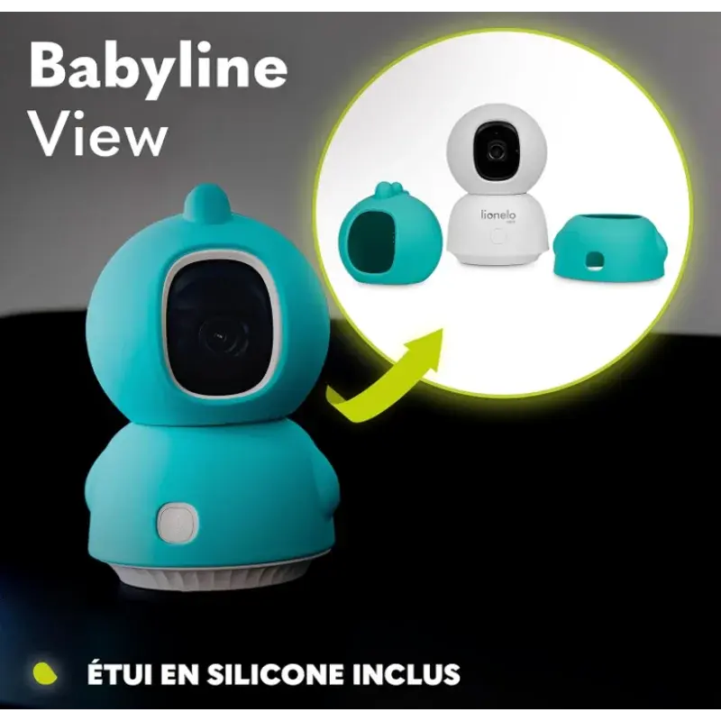 Caméra Babyphone Pivotante 330° Vision Nocturne - vue détaillée