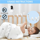 Caméra Babyphone – Support Flexible pour Moniteur Bébé - vue arrière