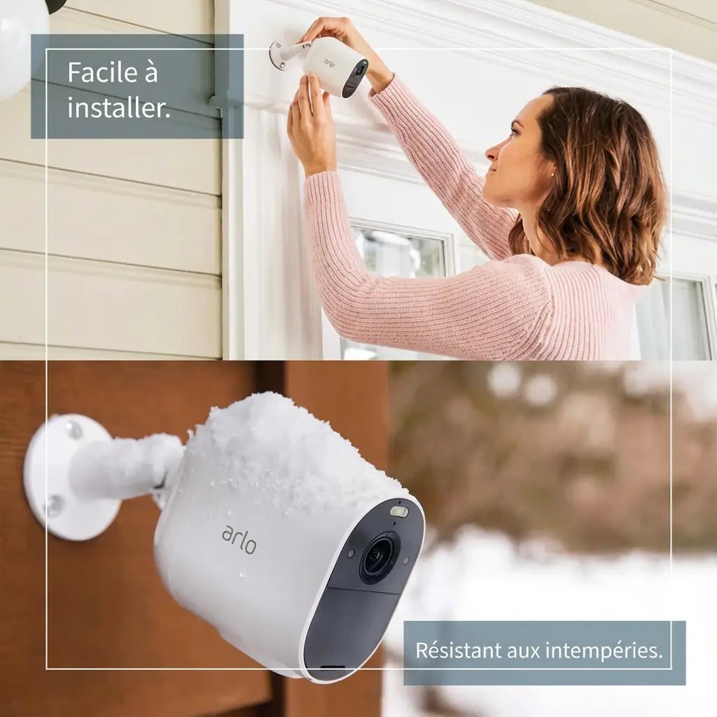 Caméra Connectée Arlo Essential 4MP – Intérieure/Extérieure - vue détaillée