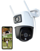Caméra Connectée au Téléphone Imou avec Double Objectif 360°