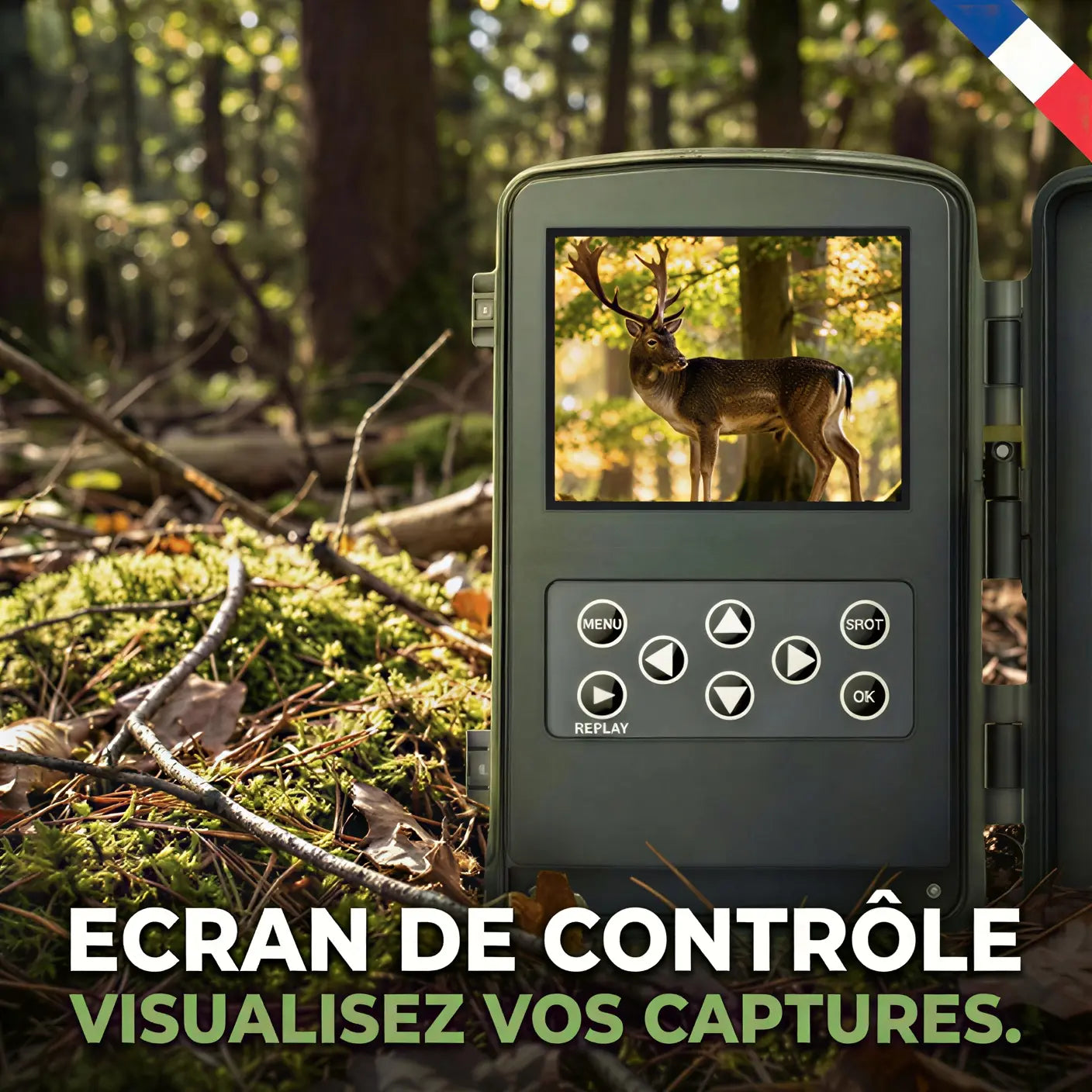 Caméra de chasse exterieure hd special 4G - vue arrière