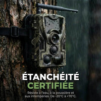 Caméra de chasse exterieure hd special 4G - dimensions et design
