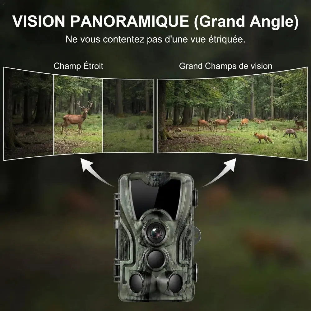 Caméra de chasse enregistrement sonore - accessoires inclus
