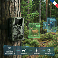 Caméra de chasse enregistrement sonore - contenu du coffret