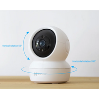 Caméra Intérieure EZVIZ avec vision à 360° blanc - vue arrière