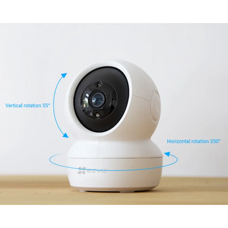 Caméra Intérieure EZVIZ avec vision à 360° blanc - vue arrière