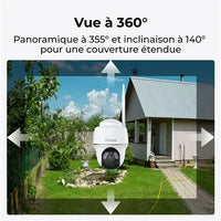 Caméra Solaire Extérieure Reolink Argus B430 – Blanc - vue détaillée