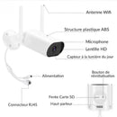 Caméra Extérieure avec enregistrement - en situation