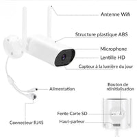 Caméra Extérieure avec enregistrement - en situation