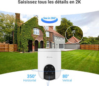 Caméra Connectée au Téléphone EZVIZ C8c 2MP - vue détaillée