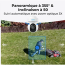 Caméra Extérieure Reolink E540 – Blanc - vue arrière