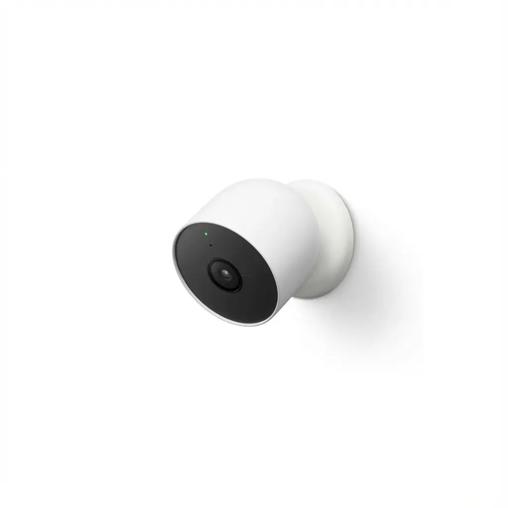 Caméra Extérieure Sans Fil Bluetooth Google Nest Cam Blanc Neige