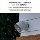 Caméra Extérieure Sans Fil Bluetooth Google Nest Cam Blanc Neige - vue détaillée