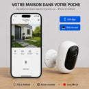 Caméra Extérieure Sans Fil – Connectée à Internet - vue arrière