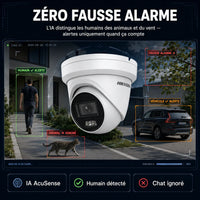 Caméra extérieure intelligente hikvision - en situation