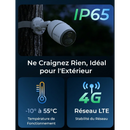 Caméra Extérieure Sans Fil 4K – Reolink Go Ultra 4G LTE - vue détaillée