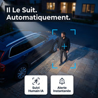 Caméra Extérieure Sans Fil avec Détection de Mouvement - en situation