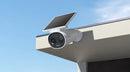 Caméra Solaire Extérieure Imou – WiFi IP65 Blanche - vue arrière