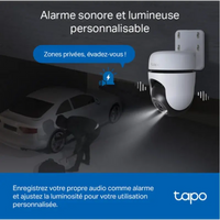 Caméra Filaire Extérieure Tapo Full HD - vue arrière