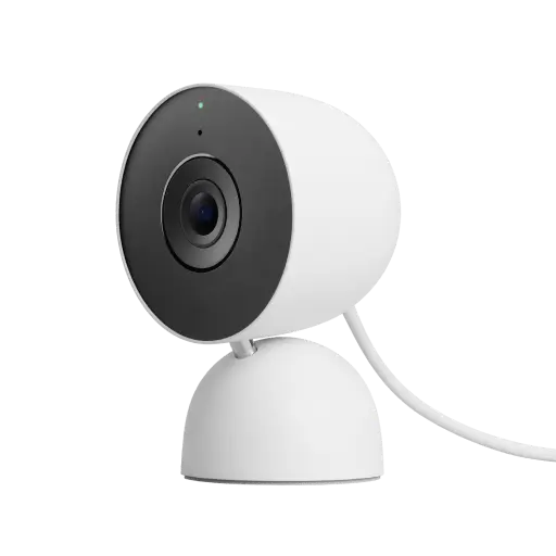 Caméra Intérieure Connectée Google Nest Cam – Blanc (2021)