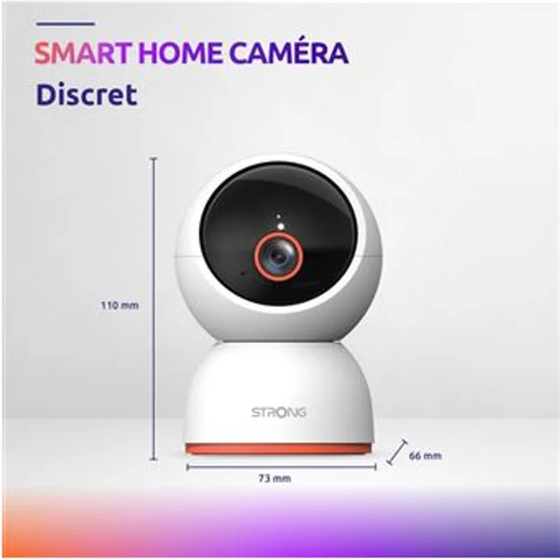 Caméra Intérieure WiFi 4K STRONG – PTZ 8MP - vue arrière