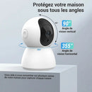 Caméra Intérieure WiFi TALLPOWER C23 – 360° Suivi Auto - vue arrière