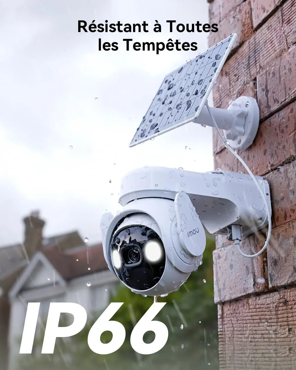 Caméra Solaire IMOU – IP Extérieure Motorisée Sans Fil - vue arrière