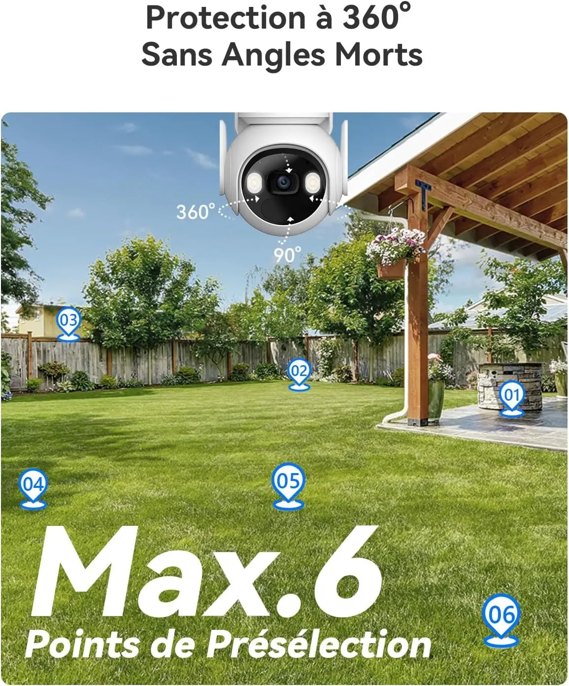 Caméra Solaire IMOU – IP Extérieure Motorisée Sans Fil - en situation