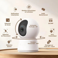Caméra de surveillance sans fil XIAOMI 3MP Smart