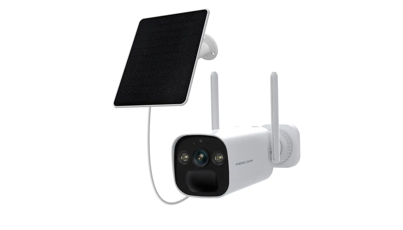 Caméra Wifi extérieur sur batterie et panneau solaire - vue détaillée