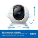 Caméra wifi panoramique intérieure Tapo - vue détaillée