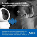 Caméra wifi panoramique intérieure Tapo - vue arrière