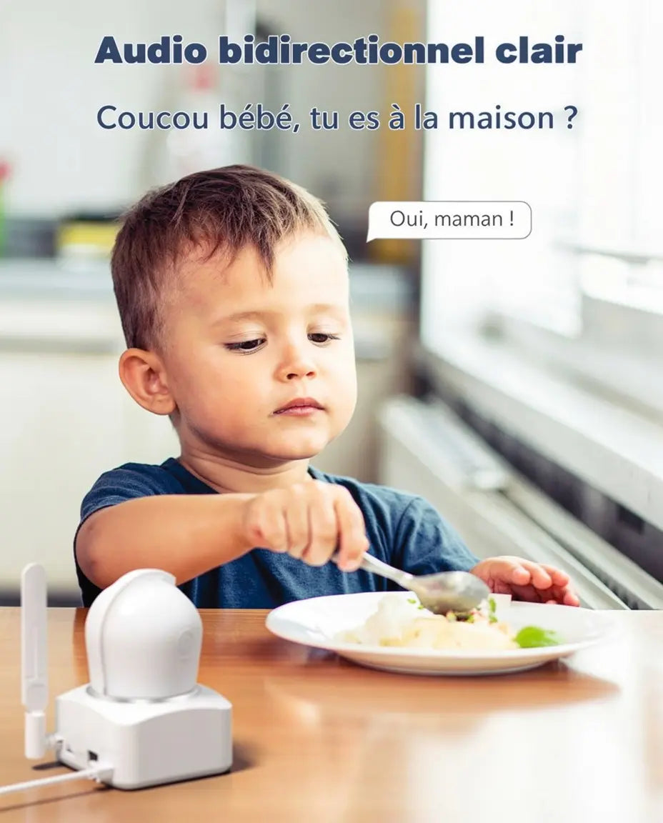 Caméra Connectée au Téléphone – WiFi & 4G LTE - vue détaillée