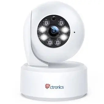 Caméra Intérieure WiFi Ctronics 4K 8MP – 2,4/5GH