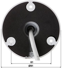 Caméra bullet surveillance Dahua - vue arrière