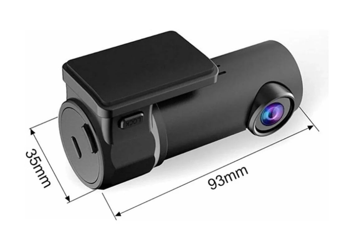 Dashcam 4k voiture - vue détaillée