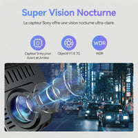 Dashcam avec GPS intégré - vue arrière